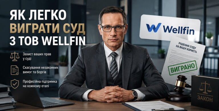 Подробнее о статье Как легко выиграть суд с ТОВ Веллфин